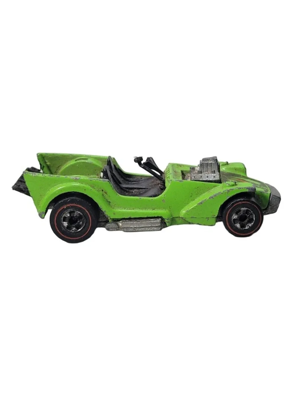 Vintage Original 1969 REDLINE Hot Wheels Ice 'T' Lime Green Made in Hong Kong